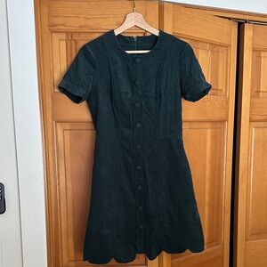 Gal Meets Glam Dark Green Mini Dress